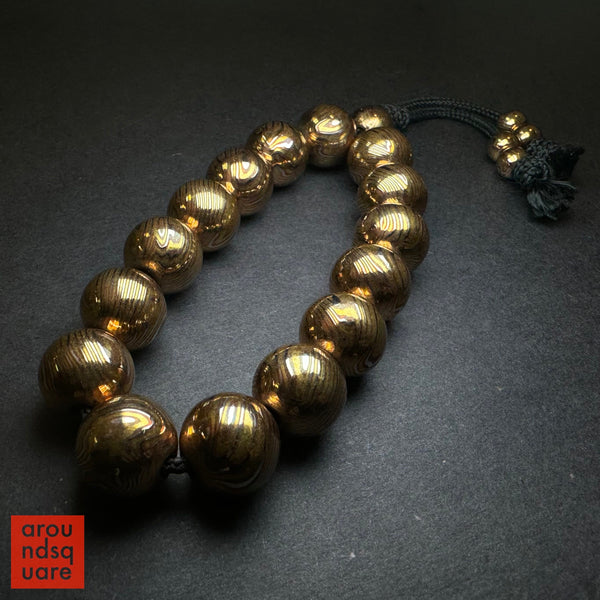 Mala - 15mm Beads Exotic Metal Editions